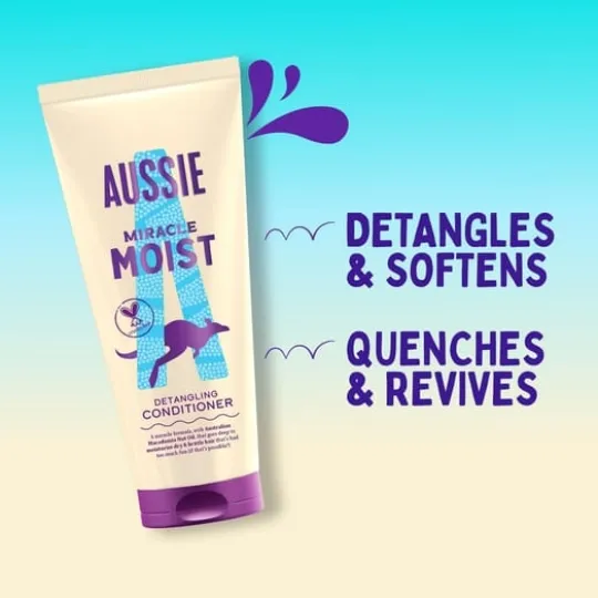 Aussie Miracle Moist Detangling Conditioner 400 ml
