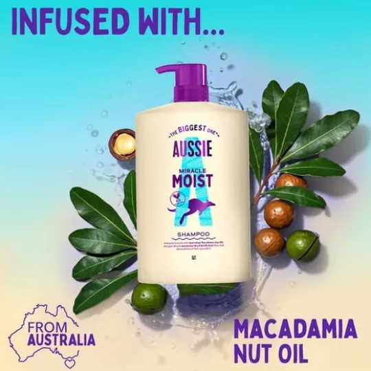 Aussie Miracle Moist Schampo 1000 ml