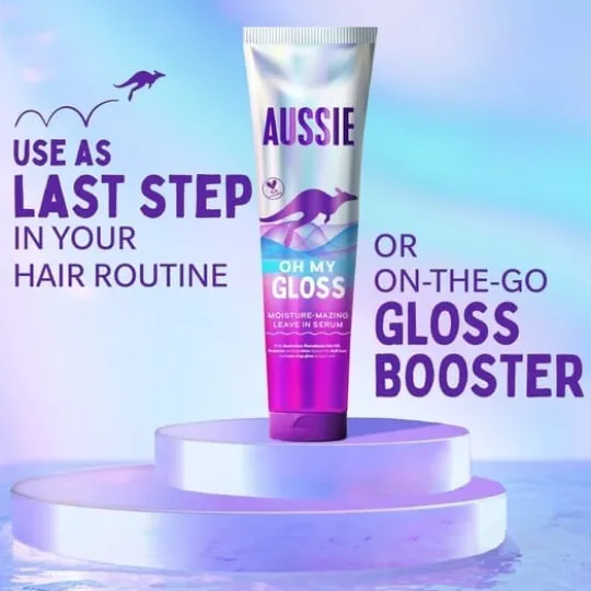 Aussie Oh My Gloss Moisture-Mazing Leave in Serum 160 ml