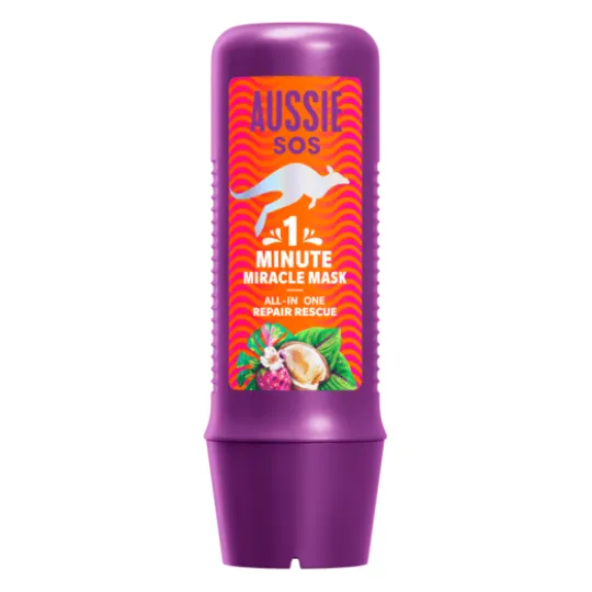 Aussie SOS 1 Minute Miracle All In One Repair Rescue Hårinpackning 250 ml