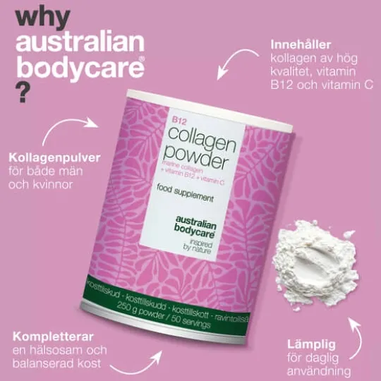 Australian Bodycare B12 & Collagen Powder 250 g