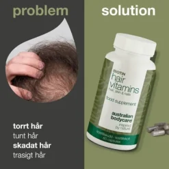 Australian Bodycare Biotin Hair Vitamins 60 kapslar