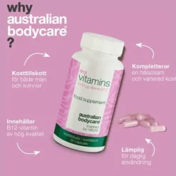 Australian Bodycare B12 Vitamins 60 kapslar