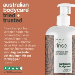 Australian Bodycare Hair Rinse Lusschampo 500 ml