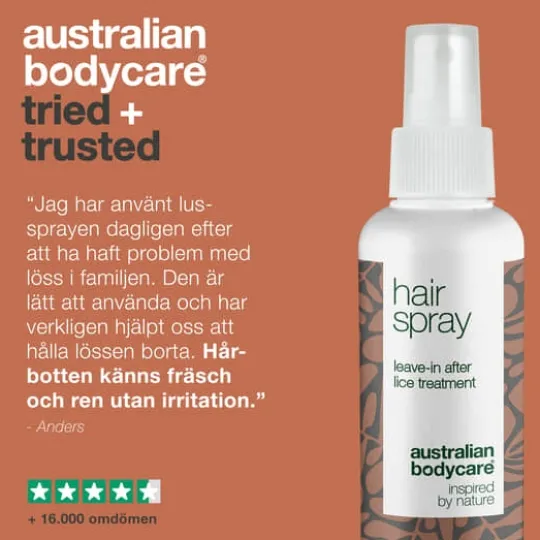 Australian Bodycare Hair Spray Lusbehandling 150 ml