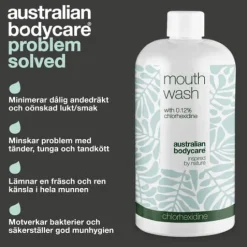 Australian Bodycare Mouth Wash with Chlorhexidine 500 ml