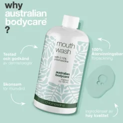 Australian Bodycare Mouth Wash with Chlorhexidine 500 ml