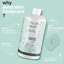Australian Bodycare Mouth Wash with Chlorhexidine 500 ml