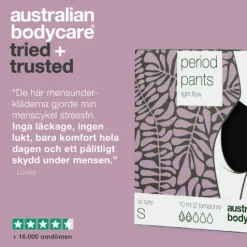 Australian Bodycare Period Pants Midi Light Flow S