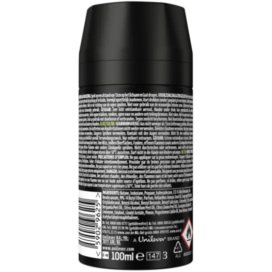 AXE Pear & Cedarwood Lower Body Deo Spray 100 ml