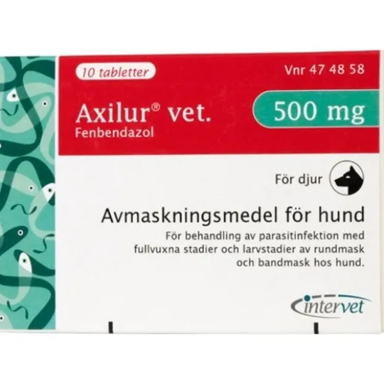 Axilur vet., tablett 500 mg 1 x 10 st