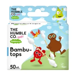 Babblarna Tops Bomullspinnar Baby Vit 50-pack