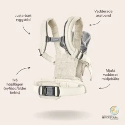 BabyBjörn Baby Carrier Harmony 3D Mesh Cream