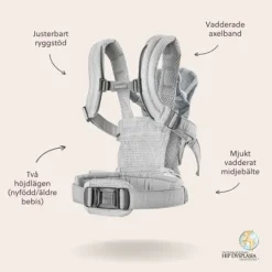 BabyBjörn Baby Carrier Harmony 3D Mesh Silver
