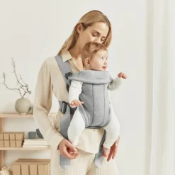 BabyBjörn Bärsele Mini 3D Jersey Ljusgrå
