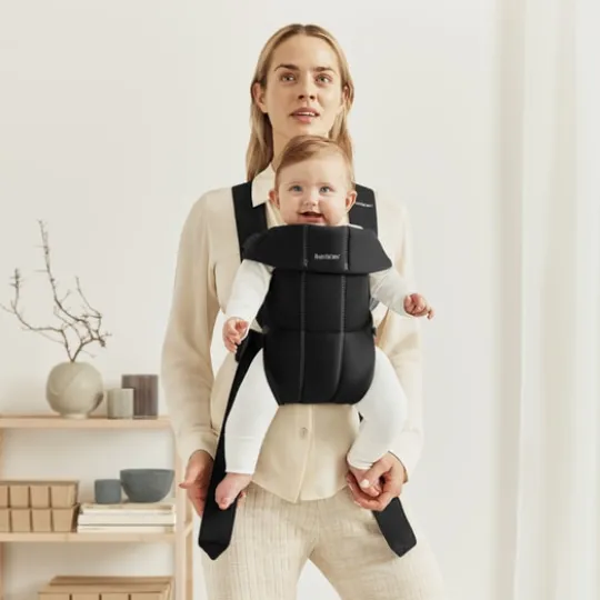 BabyBjörn Bärsele Mini Vävd Svart