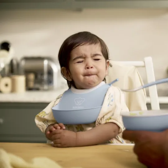 BabyBjörn Haklappsset Blekblå 2-pack