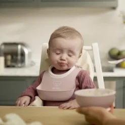 BabyBjörn Liten Haklapp Grå/Rosa 2-pack
