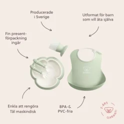 BabyBjörn Middagsset 5 delar Grön