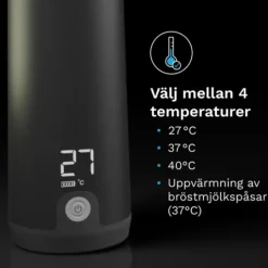 Baby Brezza Superfast Portable Bottle Warmer Black