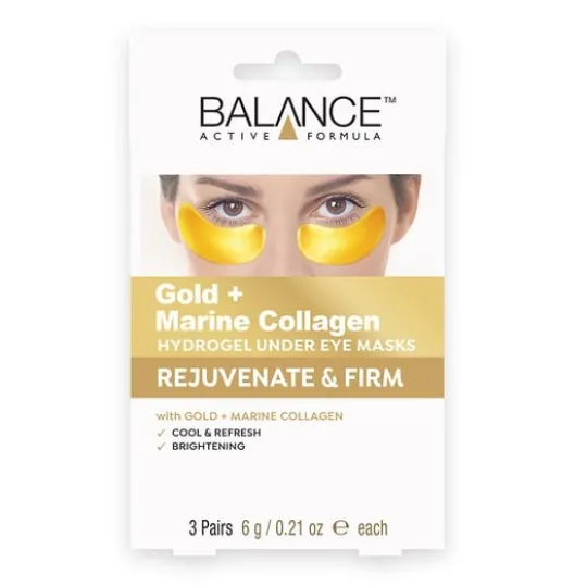 Balance Active Formula GOLD + MARINE Collagen Hydrogel under Eye Masks 3x6 g