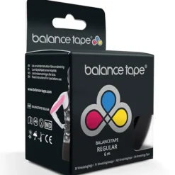 BalanceTape Kinesiologitejp Svart 5 cm x 6 m