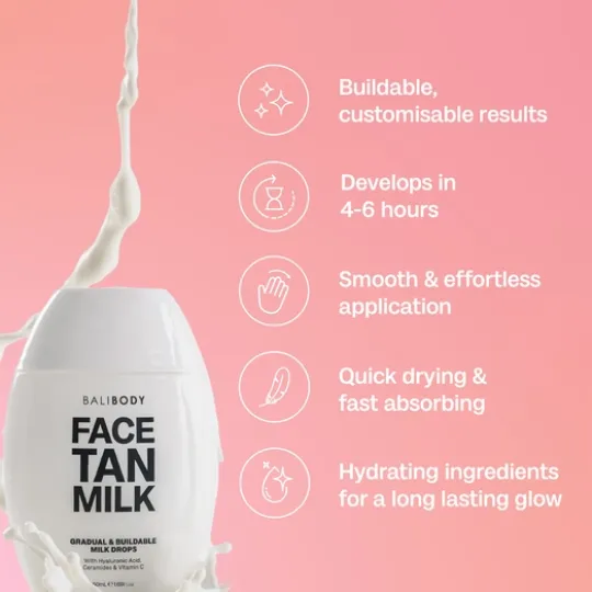 Bali Body Face Tan Milk Drops 50 ml