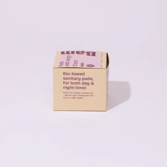 BAM Organic Bamboo Period Pads 12 st