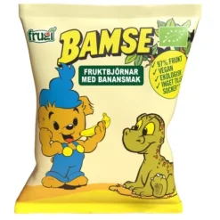 Bamse Fruktbjörnar med Banansmak EKO 40 g