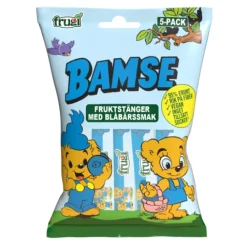 Bamse Fruktstänger med Blåbärsmak 15 g