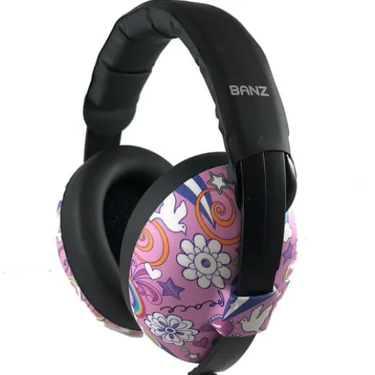 Banz Ear Muffs Baby Peace Pink