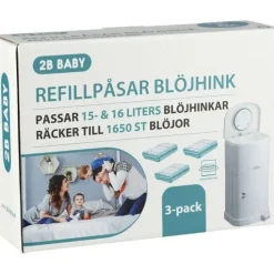 2B Baby Diaper Nanny Refill 3-pack