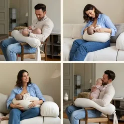 bbhugme Amningskudde Soft White