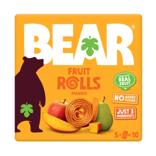 BEAR Fruit Rolls Mango Multipack 5 x 20 g