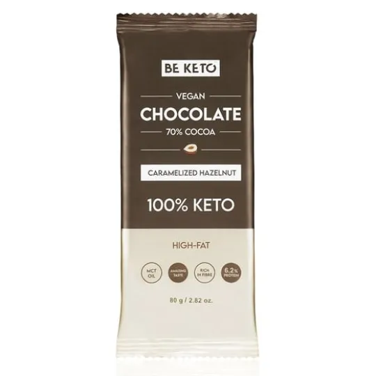 BeKeto Chocolate Caramelized Hazelnut 80 g