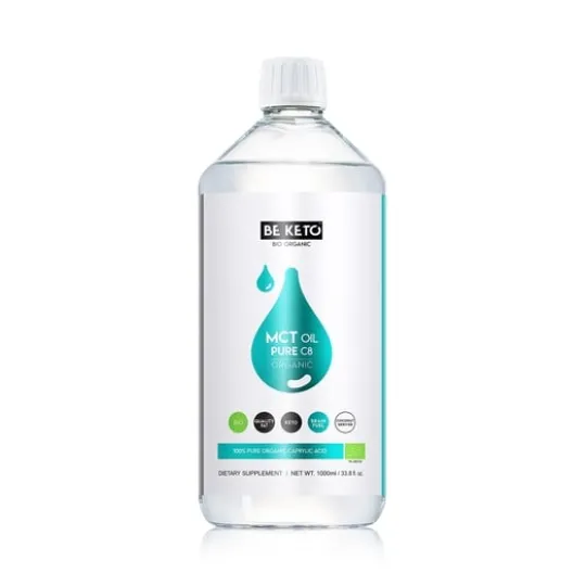 BeKeto Organic MCT Oil Liquid C8 1000 ml