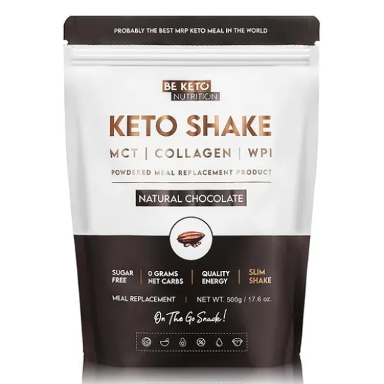 BeKeto Shake Natural Chocolate 500 g