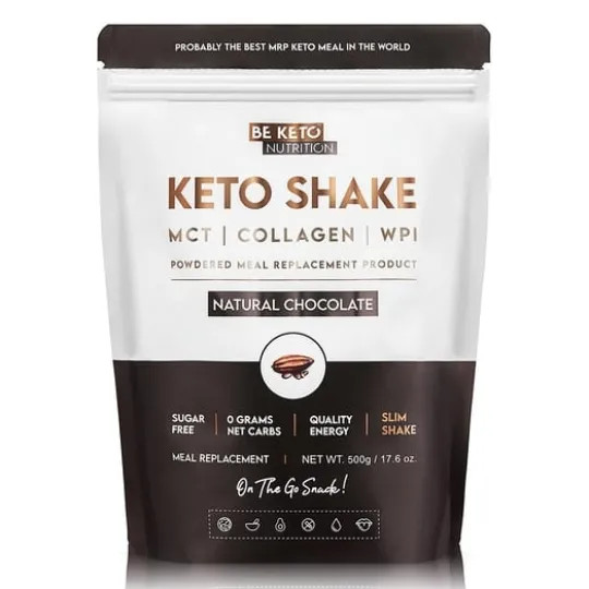 BeKeto Shake Natural Chocolate 500 g
