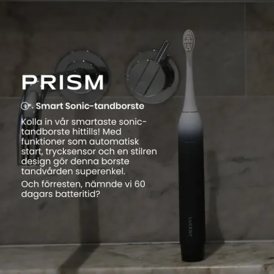 Be Lucent Prism Eltandborste Graphite Black