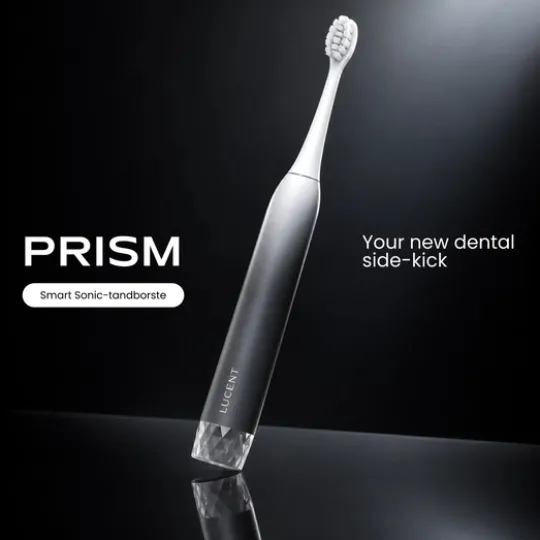 Be Lucent Prism Eltandborste Graphite Black