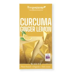 Benjamissimo Choklad Vit Gurkmeja, Ingefära & Citron 60 g
