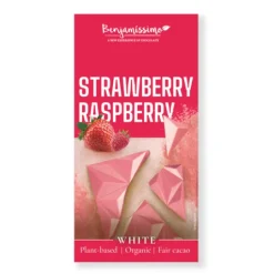 Benjamissimo Vit Choklad Jordgubb & Hallon 60 g