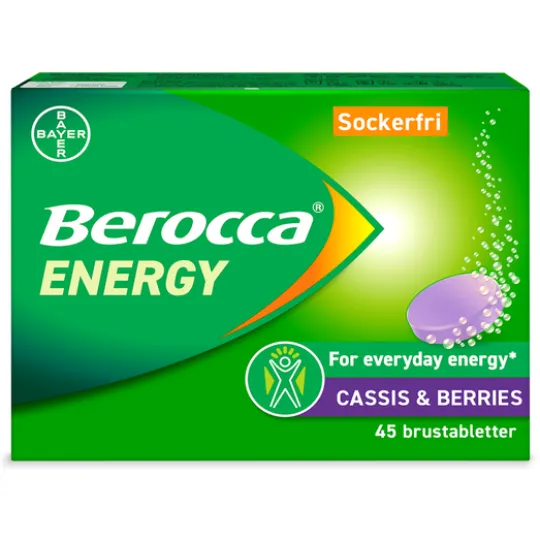 Berocca Energy Cassis & Berries 45 brustabletter
