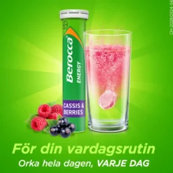 Berocca Energy Cassis & Berries 45 brustabletter