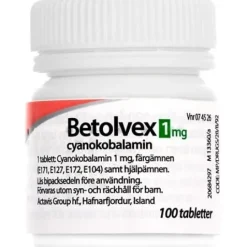 Betolvex, filmdragerad tablett 1 mg 100 st