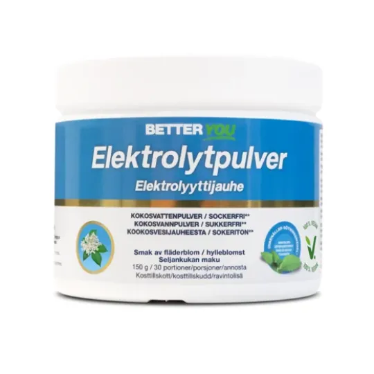 Better You Elektrolytpulver Fläder 150 g