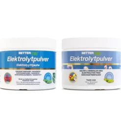 Better You Elektrolytpulver Hallon 150 g & Elektrolytpulver Tropisk 150 g