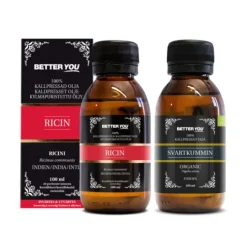Better You Kallpressad Svartkumminolja EKO 100 ml & Ricinolja Kallpressad 100 ml