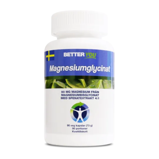 Better You Magnesiumglycinat 90 kapslar