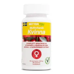 Better You Multivitamin Kvinna 60 kaps